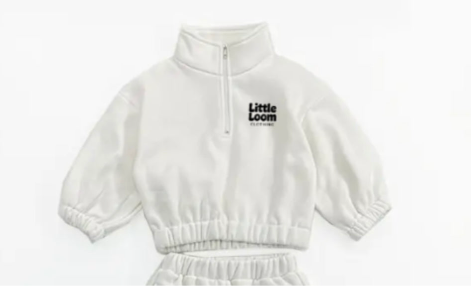 CozyCloud Quarter Zip - Cloud White