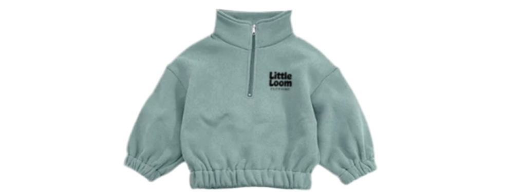 CozyCloud Quarter Zip - Misty Sage
