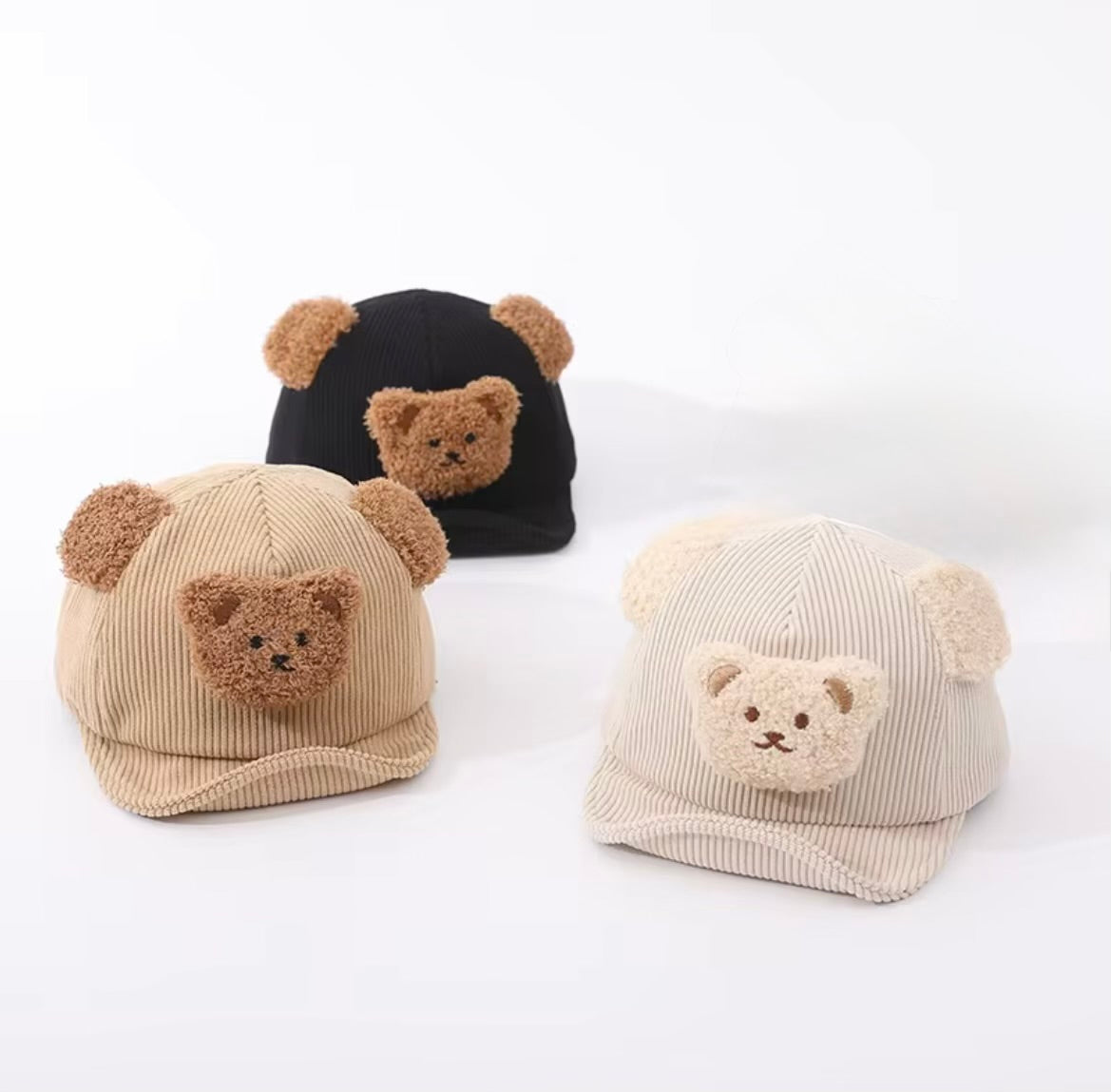 Teddy Ears Baby Cap