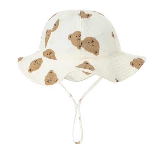 Baby+Sun Bucket Hat - Bear